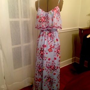 Blue & Red Floral Vera Wang